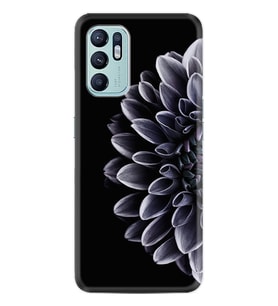 Oppo Reno 6 Kılıf Silikon Desen Özel Seri Çiçekler 1639