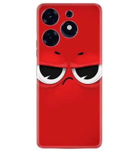 Tecno Spark 10 Pro Kılıf Resimli Desenli Silikon Platinium Series Red 1829