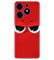 Tecno Spark 10 Pro Kılıf Resimli Desenli Silikon Platinium Series Red 1829