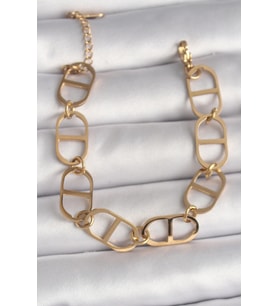 316L Çelik Gold Renk Kadın Bileklik 5886