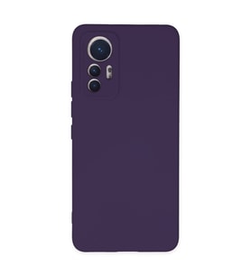 Xiaomi Mi 12 Lite Kılıf Nano İçi Kadife Silikon - Mor