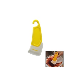 YAĞ - LEKE KAZIYICI MİNİ SİLİKON SPATULA PLASTİK SAPLI - ASKILIKLI (5343)