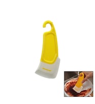 YAĞ - LEKE KAZIYICI MİNİ SİLİKON SPATULA PLASTİK SAPLI - ASKILIKLI (5343)