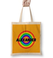 Alexander Name Custom Design Gift Baby-Gift For Him Bez Çanta Uzun Saplı