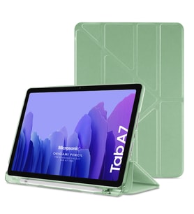 Microsonic Samsung Galaxy Tab A7 10.4" T500 Kılıf Origami Pencil Açık Yeşil