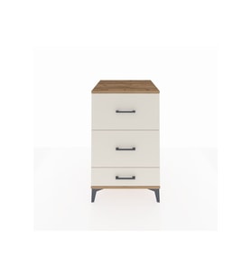 Kronos Komodin 3 Çekmeceli 60x59x96 Çam-Aytaşı