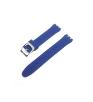 17mm Swatch Uyumlu Chrono Model Slikon Saat Kordonu - LACİVERT