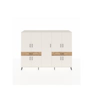 Hyperion Dolap 12 Raflı 2 Çekmeceli 8 Kapaklı 220x44x163 Aytaşı-Aytaşı/Çam