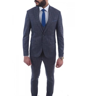 Jan Carlucci Slimfit Yelekli Drop 6 Takım