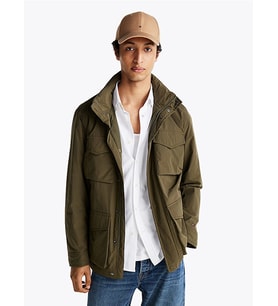 Tommy Hilfiger LW PACKABLE FIELD JACKET Erkek Yeşil Ceket MW0MW37632RBN