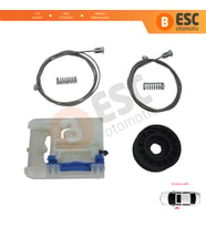 Ford Transit Custom Tourneo MK1 V362 F3 FY FZ 2012-2023 İçin Elektrikli Ön Sol Cam Kriko Tamir Seti