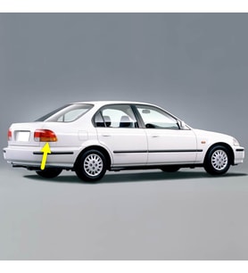 Honda Civic Sedan 1996-2000 Sağ Arka Dış Stop Fren Sinyal Lambası