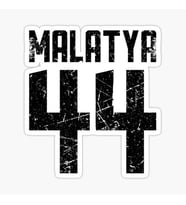 44 MALATYA Sticker Yapıştırma Oto Etiket 17cm