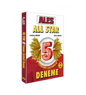 Tasarı Yayınları 2025 ALES Sayısal Sözel Yetenek All Star Tamamı Çözümlü 5 Deneme