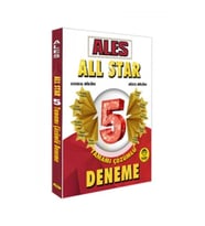 Tasarı Yayınları 2025 ALES Sayısal Sözel Yetenek All Star Tamamı Çözümlü 5 Deneme