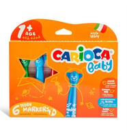 Carioca Baby Jumbo Keçeli Boya Kalemi 6 pk 42815