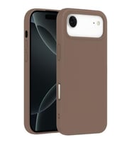 Coverzone iPhone 17 Pro ?le Uyumlu K?l?f Z-Mara Lansman Vieri Tam Koruma Arka Kapak Kamera Koruma �?k?nt?l? P�r�zs�z Y�zey A�?k Kahve