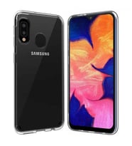 Samsung Galaxy A20 Ultra İnce Silikon Kılıf Şeffaf