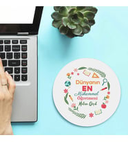 Kişiye Özel En Mükemmel Öğretmen Mousepad Kişiye Özel