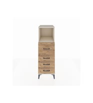 Kronos Dolap Tek Raflı 4 Çekmeceli 44x59x134 Aytaşı-Çam