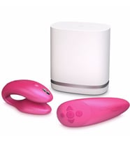 We-Vibe Chorus Telefon Kontrollü Cinsel Birleşmede Kullanılan Çiftler İçin Partner Vibratör Pink