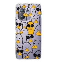 Xiaomi  Mi 11 Pro  Kamera Korumalı Kapak Duck Tasarımlı Şeffaf  Kılıf