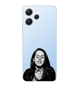 Xiaomi REDMI 12 Uyumlu Lana Del Rey Desenli Şeffaf Telefon Kılıfı