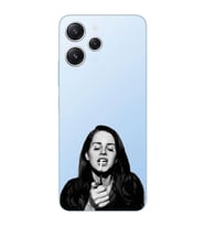 Xiaomi REDMI 12 Uyumlu Lana Del Rey Desenli Şeffaf Telefon Kılıfı
