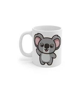 Sevimli Koala Baskılı Kupa Bardak