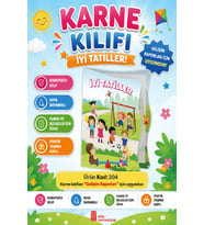 Ata Okul Öncesi ve İlkokullar İçin Karne Kılıfı (Gelişim Dosyasına Uygun) Ürün Kodu:204 (10 Adet)