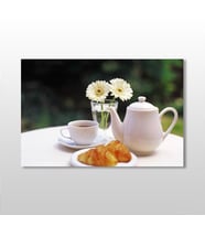 Fincan Çay Kanvas Tablo 30x20cm (Karışık)