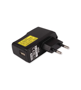 RETRO 5.25V 3A iPad, Tablet, Telefon USB Hızlı Şarj Adaptörü - Siyah