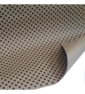 KRAFT AMBALAJ KAĞIDI 70 GR. KALIN 70X100 CM. 6 ADET SİYAH PUANTİYELİ