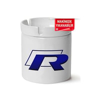 Vw R Logo Baskılı Porselen At-Söndür Küllük (Kl-Otmbl-Vw)