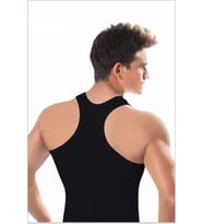 Erkek Ribana Sporcu Atlet 6'lı paket (Siyah)