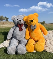 Bubblebear 160 Cm Papyonlu Büyük Ayıcık (%100 Yerli) (Sarı)