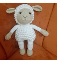 Amigurumi Sevimli Kuzu Organik Oyuncak