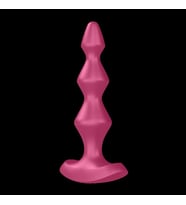 Satisfyer Lolli Plug 1 - 12 Modlu Titreşimli Şarjlı Bordo  Plug Vibratör