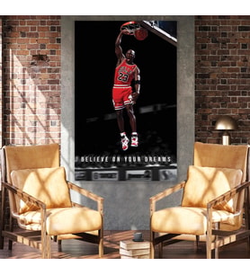 Michael Jordan Kanvas Tablo