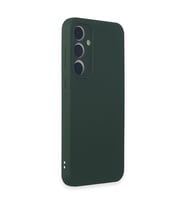 Samsung Galaxy A35 5g Kılıf First Silikon - Koyu Yeşil