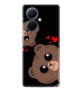 Vivo V29 Lite Kılıf Silikon Desen Özel Seri Love Animals 1780
