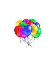 Balon metalik 12 inc karışık renkli pk:100-