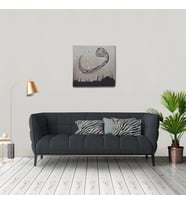 Vav ile İstanbul Kanvas Tablo