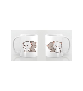 Mochi Cat Motto Sevgili Aşk Kupa