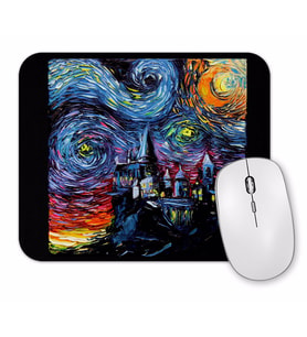 Harry Potter Van Gogh Never Saw Hogwarts Mouse Pad