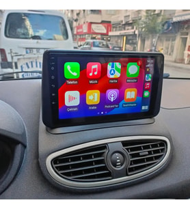 CLİO3 4GB CARPLAY NAVİGASYON DVD USB BT KAMERA