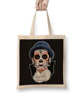Dia De Los Muertos Day of the Dead Vampire Bez Çanta Uzun Saplı
