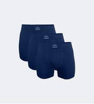 Malabadi 3' Lü Paket Erkek Uzun Paçalı Boxer 073 3M073 (Lacivert)