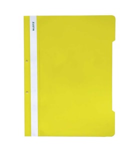 Leitz Telli Dosya Plastik Sarı L-4189 (50 Li Paket)