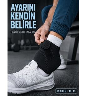 Ayarlanabilir Topuk Desteği M Beden 40-45 Numara Cırtlı Günlük Kullanım